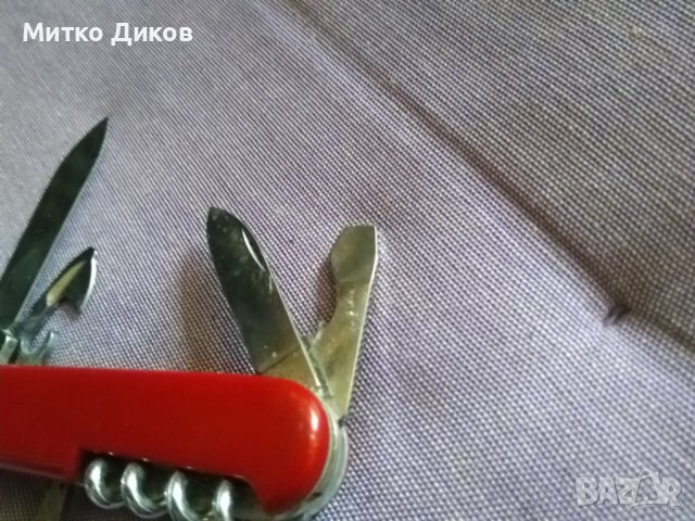 Швейцарско ножче офицер малък размер 6 части 83х63мм, снимка 4 - Ножове - 38612756