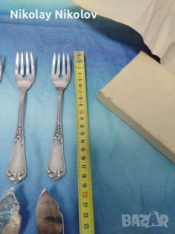 Посребрени прибори , снимка 10 - Антикварни и старинни предмети - 53143992