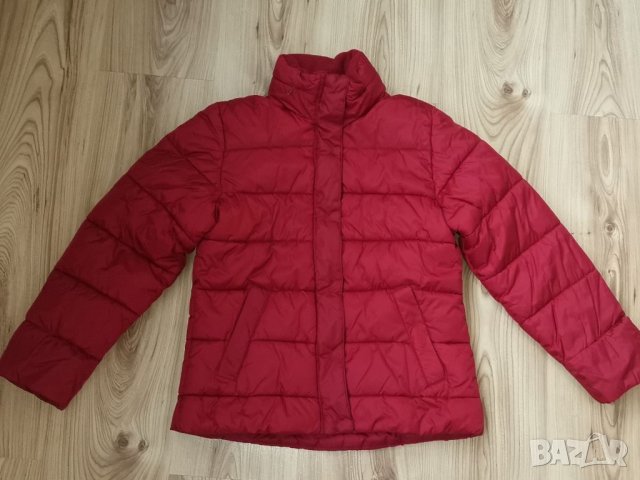 Детско зимно яке ZARA, 152-158 см  12-13г, тъмно червено, много топло с вата и полар, много запазено