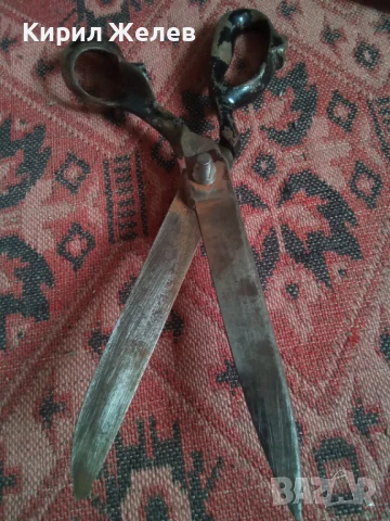 Ножица стара голяма 50990, снимка 6 - Антикварни и старинни предмети - 51393029