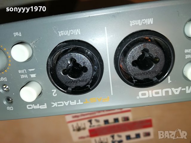 M-AUDIO FAST TRACK PRO 2007221906М, снимка 9 - Ресийвъри, усилватели, смесителни пултове - 37451155