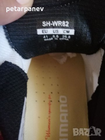 Женски шосейни колоездачни обувки SHIMANO SH-WR82 - 41 размер, снимка 4 - Други - 37481630
