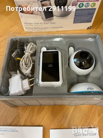 Видео бебефон Philips Avent, снимка 2 - Бебефони - 47305546