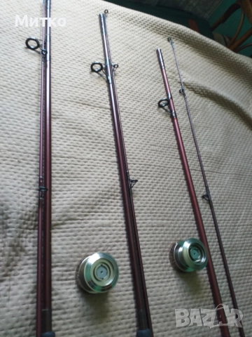 Шекспир МГ супаспин 2,70м с макари , снимка 16 - Въдици - 50334391