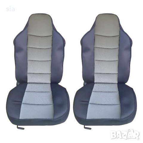 Калъфи за седалки, Тапицерия за кола, универсална, текстил и пяна, 2бр.