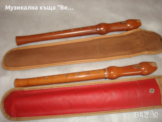 Флейти /дървени/ - 2бр. с калъфи, снимка 3 - Духови инструменти - 50505580