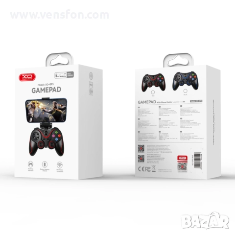 	XO Безжичен контролер Switch/Android/PC/PS4, /черен+червен/ – GP5, снимка 3 - Аксесоари - 52834393