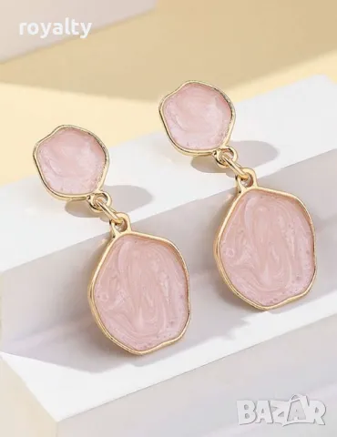 Елегантни обеци в Бохо стил от цинкови сплави в цветно масло 🥥