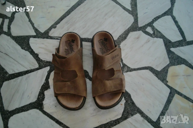 Мъжки чехли Rieker №40, снимка 2 - Мъжки чехли - 51090237