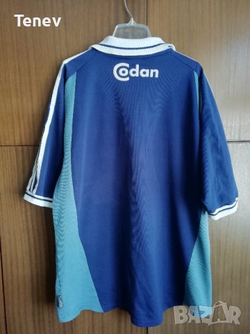 Brondby Adidas Vintage оригинална фланелка тениска XL 2000 Away Брьондби , снимка 2 - Тениски - 37962856