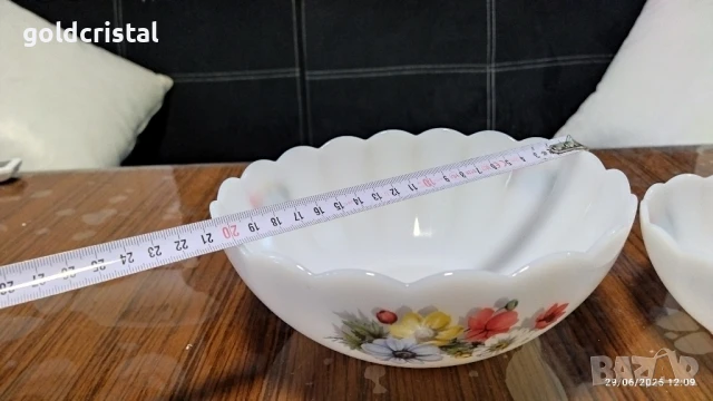 френски аркопал купа , снимка 2 - Антикварни и старинни предмети - 16955422