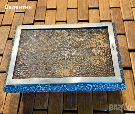 #2003# Голяма кутия/табагер. Винтидж. Посребрена. От Холандия., снимка 3 - Други - 50685069