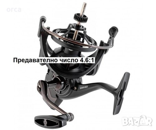 Шаранджийска макара OSAKO Metal Body MF – метална, 6+1 лагера, 9000/10000, снимка 5 - Макари - 43458347