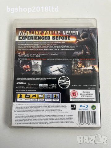 Call of Duty: World at War за Playstation 3(PS3), снимка 2 - Игри за PlayStation - 49135552