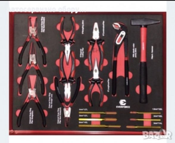 Нов Професионален Шкаф с инструменти EVERFORCE със 7 чекмеджета и отделение за закачане на инструмен, снимка 9 - Други инструменти - 37166502