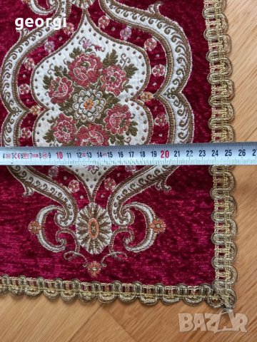 Ретро сърмена покривка  10/4, снимка 8 - Декорация за дома - 35655087