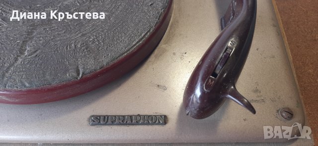 Ретро радиоапарат Респром АБ71Т и стар грамофон, снимка 3 - Антикварни и старинни предмети - 39894822