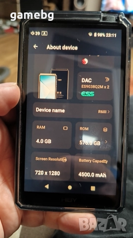 Hiby R6 Gen 3 Hi res плеър, снимка 12 - MP3 и MP4 плеъри - 52517151