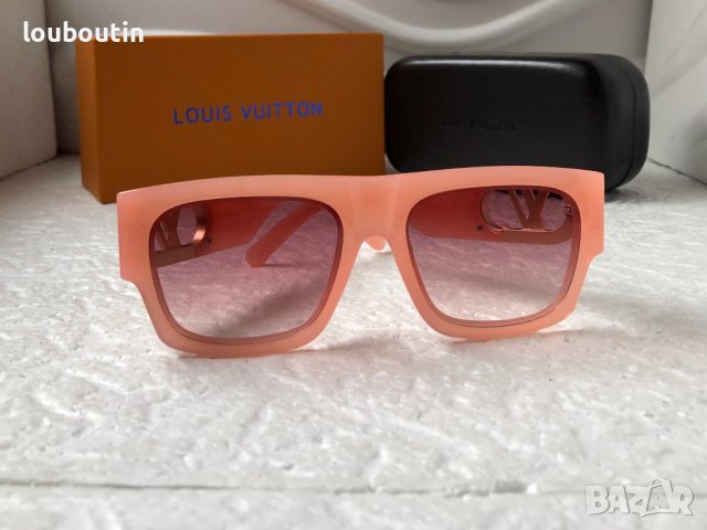 Louis Vuitton 2023 висок клас слънчеви очила унисекс розово, снимка 4 - Слънчеви и диоптрични очила - 38999667