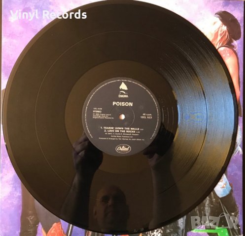 Грамофонна плоча Poison ‎– Your Mama Don't Dance ,Vinyl 12", снимка 4 - Грамофонни плочи - 28223726