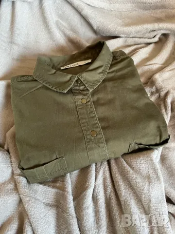 LC Waikiki Ежедневна риза цвят каки, XL, снимка 4 - Ризи - 49536062