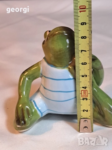 порцеланова фигура на Жаба йога 29/5, снимка 5 - Колекции - 52510329