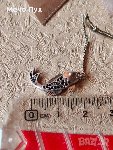 Сребърна брошка (20), снимка 4 - Въдици - 52502058