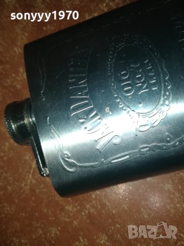 JACK DANIELS-МЕТАЛНО ДЖОБНО ШИШЕ 2112231315, снимка 9 - Антикварни и старинни предмети - 43500898