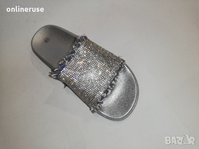 Дамски чехли брокат , снимка 1