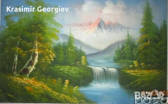 -20 % Картини репродукции на световно известни художници с маслени бои върху платно, снимка 9 - Картини - 47916144