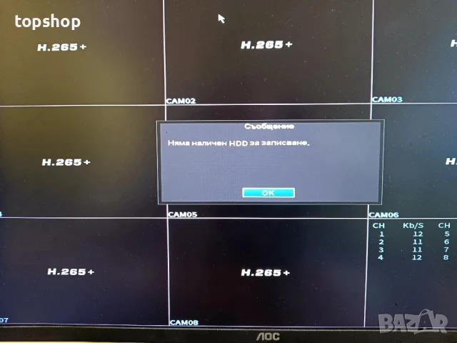 НОВ С МЕНЮ НА БЪЛГАРСКИ WESTSHINE 8 канален DVR 5M-N /5MP до 14TB хибрид 5 в 1 (AHD/TVI/CVI/CVBS/IP), снимка 13 - Аналогови камери - 50525219