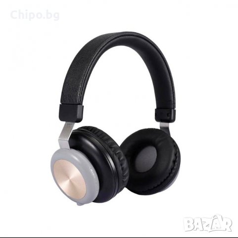Слушалки с Bluetooth Oakorn H4, FM, SD, Черен -