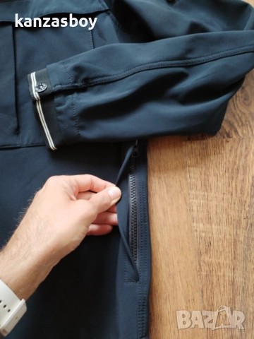 Stone Island 2014 Navy High Neck Soft Shell Jacket - мъжко софтшел яке Л, снимка 7 - Якета - 52080403
