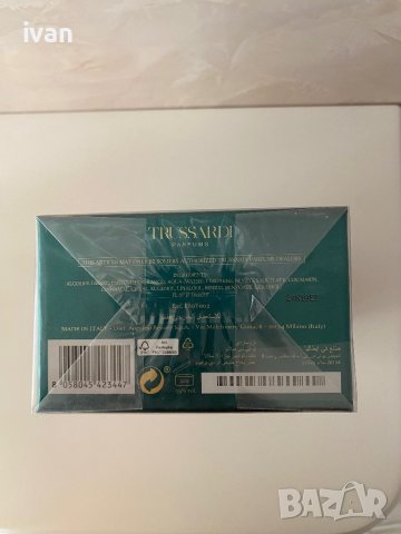 Оригинален парфюм TRUSSARDI 100ml, снимка 3 - Унисекс парфюми - 43551864