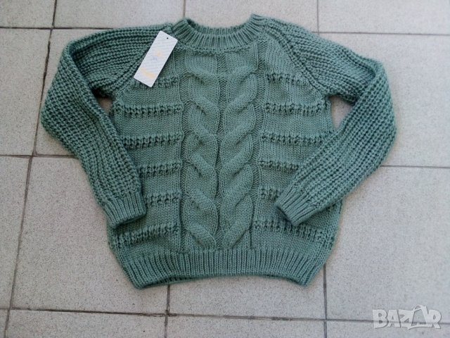 Дамски изчистен пуловер в 6 цвятя, снимка 11 - Блузи с дълъг ръкав и пуловери - 34760359
