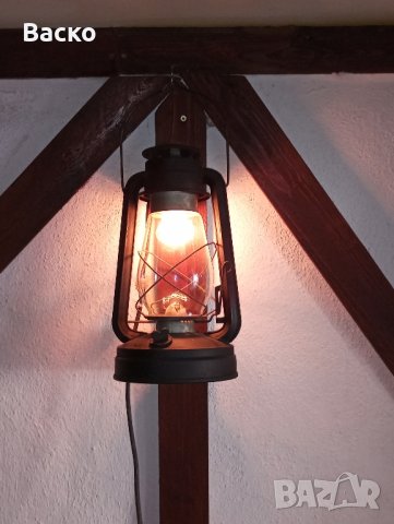 Газен фенер (лампа) ., снимка 1 - Лампи за стена - 43337865