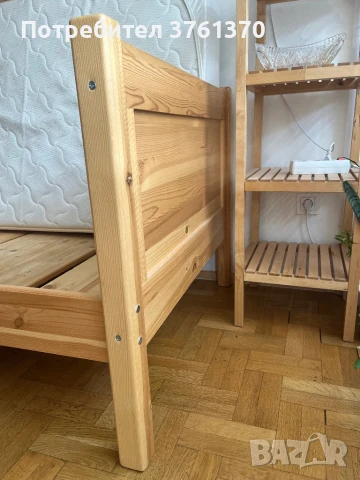 Легло МАСИВ 90/200, снимка 3 - Спални и легла - 50970962