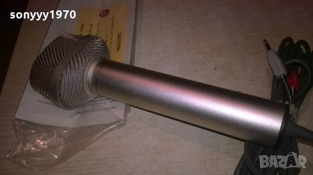 sony tokyo-made in japan-stereo microphone-внос франция, снимка 7 - Микрофони - 26684214