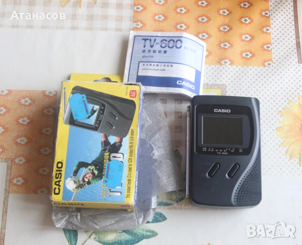 Малък джобен телевизор Casio LCD-Color Television