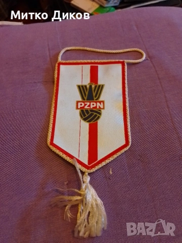 Футболно флагче на Полша 120х100мм