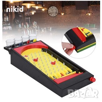 Алкохолен пинбол с чашки игра за напиване с шотове чаши Flippy Pinball , снимка 3 - Аксесоари за кухня - 44118088