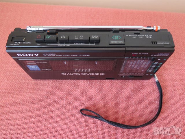 Vintage Sony WA-8000 9-band Radio cassette Player, снимка 3 - Радиокасетофони, транзистори - 38994764