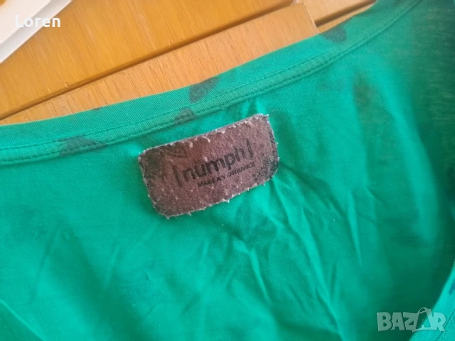 Памучна блузка с пеперудки, снимка 5 - Блузи с дълъг ръкав и пуловери - 51384241