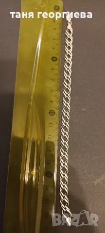 сребърна гривна 2, снимка 2 - Гривни - 48490014