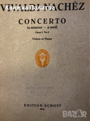 Vivaldi-Nachez Concerto, A-moll, La Mineur, a