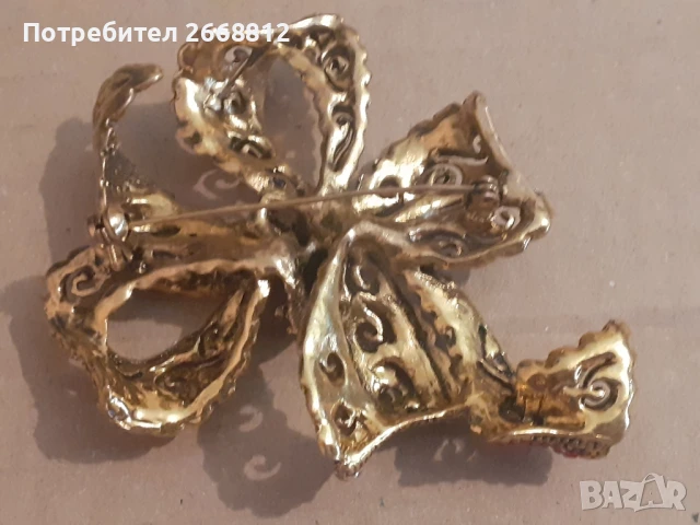 брошка, снимка 2 - Антикварни и старинни предмети - 50585455