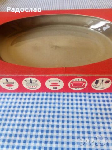 Чехословашка тава от йенско стъкло, снимка 5 - Съдове за готвене - 26771616
