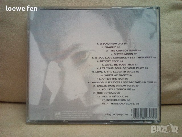 Sting Gold 2000, снимка 2 - CD дискове - 37669153