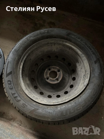 резервна джанта / патерица с гума за fiat punto 2007 r15 - 15 цола - 195 / 60 15 -цена 40лв -това НЕ, снимка 2 - Гуми и джанти - 52038180