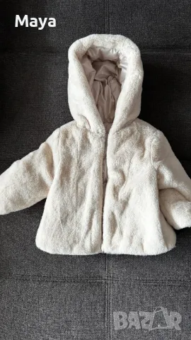 Двулицево зимно яке с качулка Mayoral, снимка 3 - Бебешки якета и елеци - 48303460